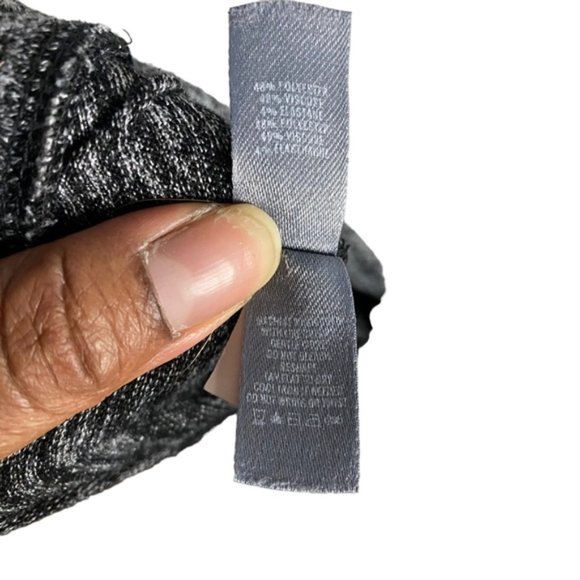 Aerie Women's Black Marled Soft and Cozy Lounge Pants - Picture 5 of 7